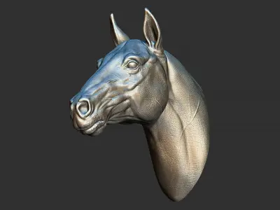 Horse head  3D print model