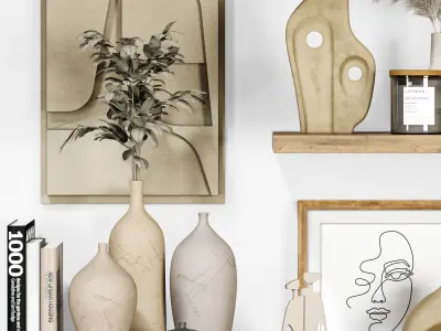 decorative set Vol011 3D model