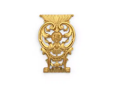 Classic decor ornament 318 3D model