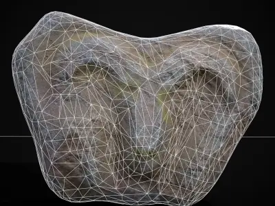 Medieval Animal Sculpture Low-poly 3D model