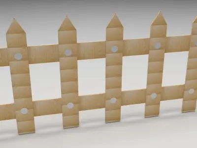 Fence 3D model