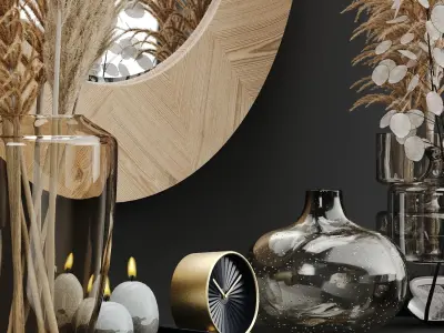 Decorative Set No1 3D model