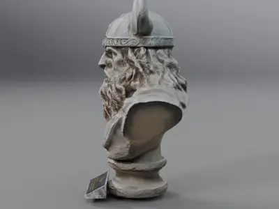 Bust god thor 3D model