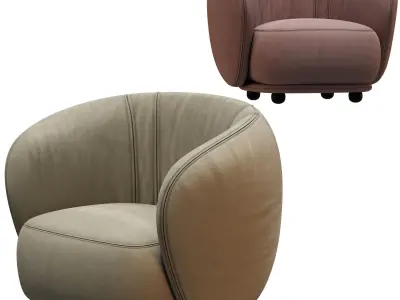 Rene Armchair  Meridiani 3D model