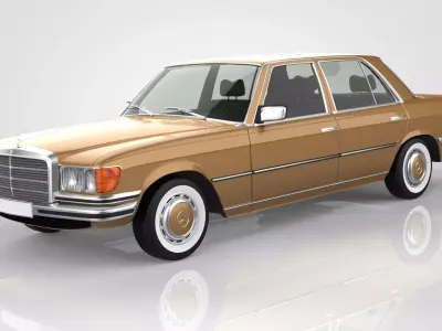 Mercedes Benz 350 SE W116 3D model