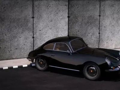 Porsche 356 3D model