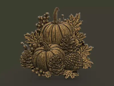 hallowen  pumpkin fruits cnc model   3D print model