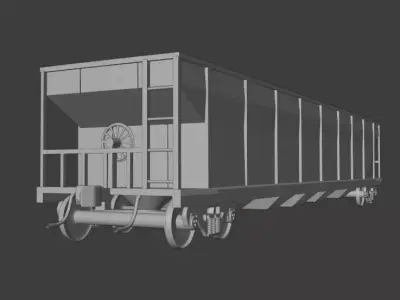 Coal Car Free 3D model