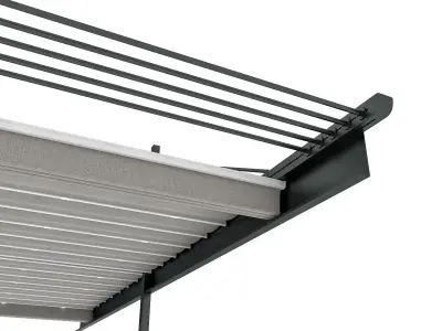 Motorized Pergola 1a 3D model