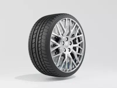 Audi R8 V10 plus 2016 Wheel 3D model