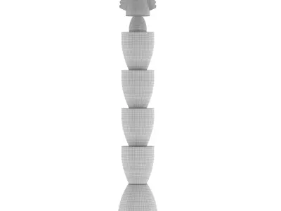 ROMETTI TOTEM IL CELEBRANTE Low-poly 3D model