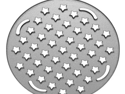 Classic Star Decor Wall Mount 3D print model