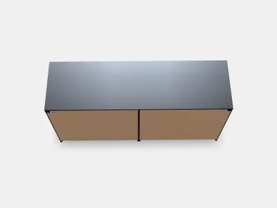 MALM Chest of 6 drawers 6 Low-poly 3D model