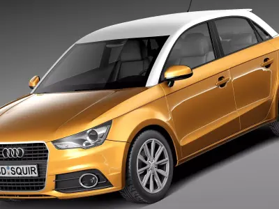 Audi A1 Sportback 2013 3D model