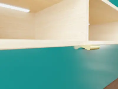 TV Shelf - Living Room 3D model