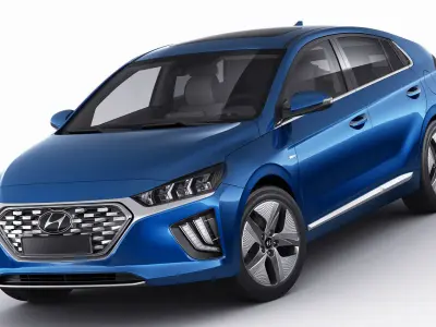 Hyundai Ioniq Hybrid and Electric 2020 3D model