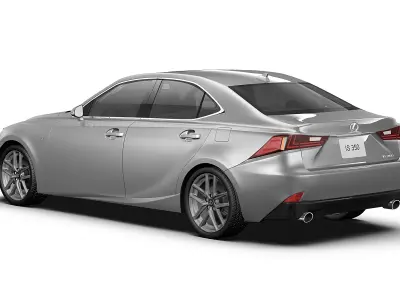 2014 Lexus IS350 3D model