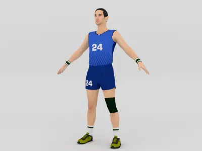 Volleyball Player V2 3D model