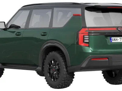 Nissan Armada 2025 3D model