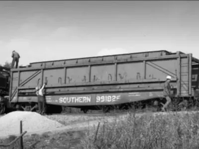 HO Southern Railway 50-Ton Crosstie Car Pack 3D print model