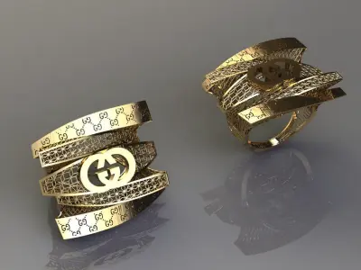 torturial ring 3D print model order