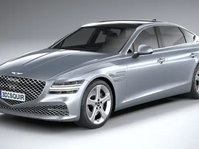 Genesis G80 2021 3D model