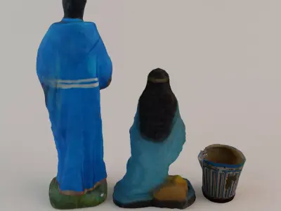 Religious Figurines Statuettes 3D model