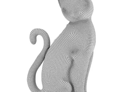 Alebrije Black Cat 3D model