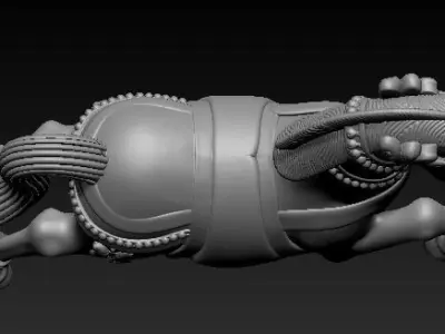 Raging Horse 3D model