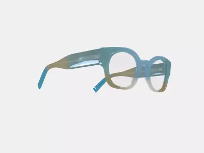Rocco Eyeglasses in Coastline Crystal Fade 3D model