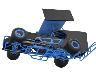 Southern Wing Modified Stock car Scale 1 to 25 3D print model