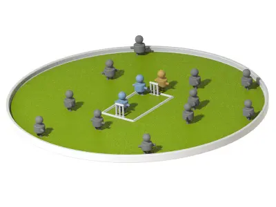 Exquisite Cricket Ground 3D print model
