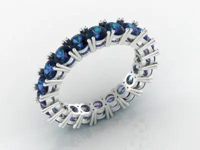  Eternity ring 3d model 3d print Free 3D print model