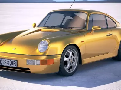  Porsche 911 964 Carrera 1990 3D model