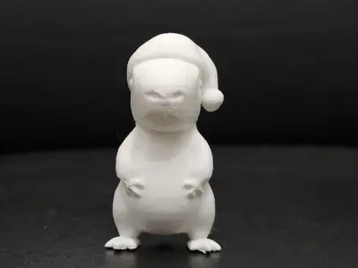 Xmas  Capybara 3D print model