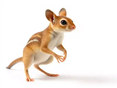 Playful Jerboa Creature model pack Low-poly 3D model