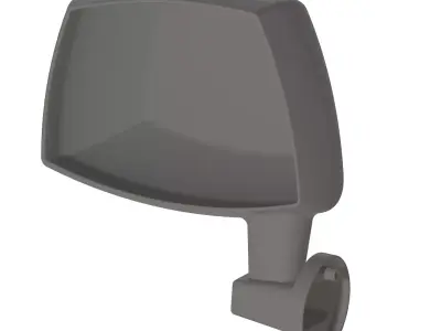 Truck Mirror Cover 3D print model