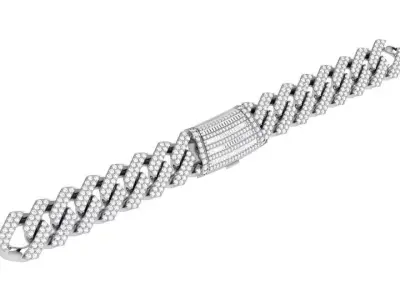 Cumin Chain Bracelet 4565 3D print model