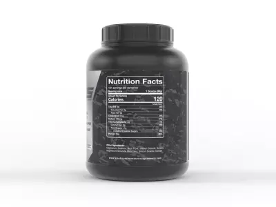 Protein Powder 3D model 25