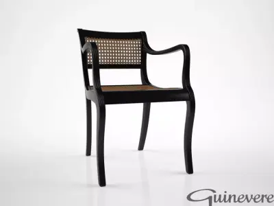 Guinevere Anglo Indian Regency Style chair 3D model