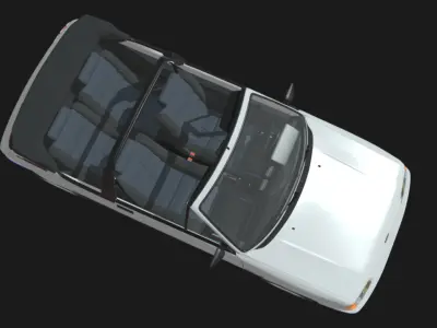 Peugeot 205 cabriolet convertible CJ 3D model