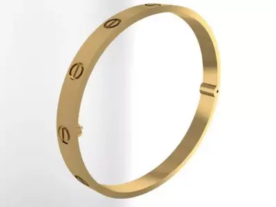 love bracelet 3D print model