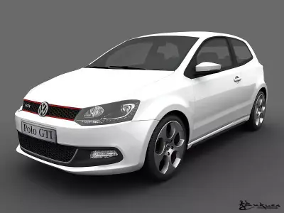 Volkswagen Polo GTI 3doors 2011 3D model