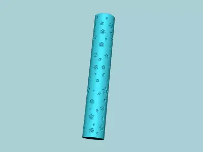 Texture Roll 03 - Flowers Negative - Decoration Maker 3D print model