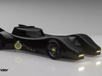 Batmobile 3D model