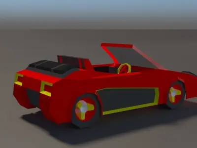 Low Poly Car Pack 01 Low-poly 3D model
