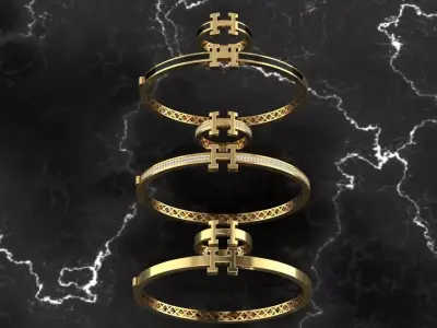 3 versiyon bracelet 3D print model