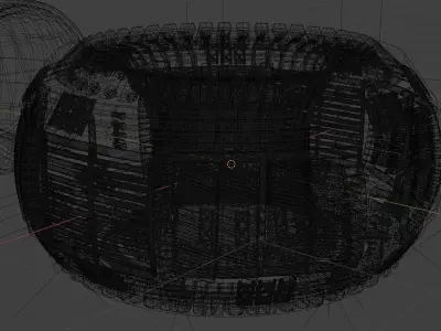 Nuclear fusion reactor 3D model