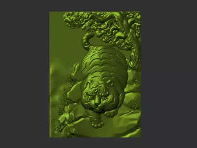 Baby Tiger 3D print model