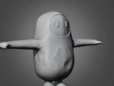 Fall Guys Character Free 3D model